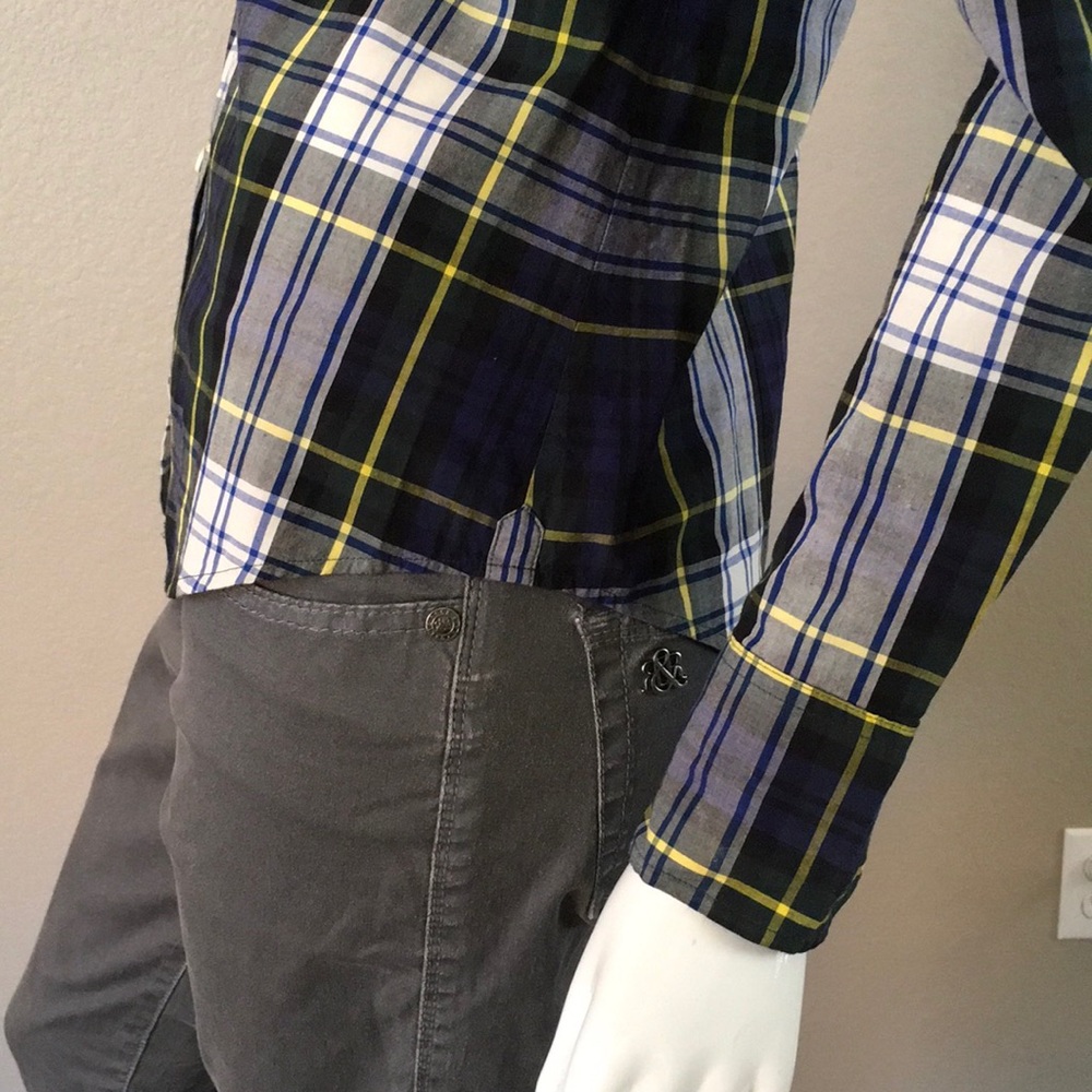 Jcrew Check Print Bottom-Up Shirt - image 2